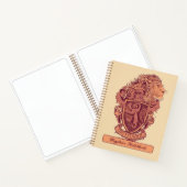 Harry Potter | Gryffindor Lion Wappen Zeichnend Notizblock (Innenseite)