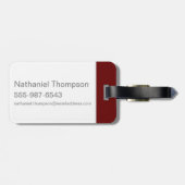 Harry Potter | GRYFFINDOR™ Lion Watercolor Gepäckanhänger (Rückseite horizontal)