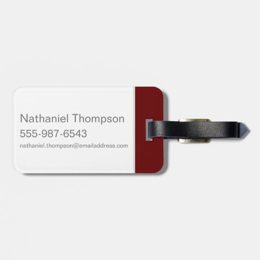 Harry Potter | GRYFFINDOR™ Lion Watercolor Gepäckanhänger (Rückseite horizontal)