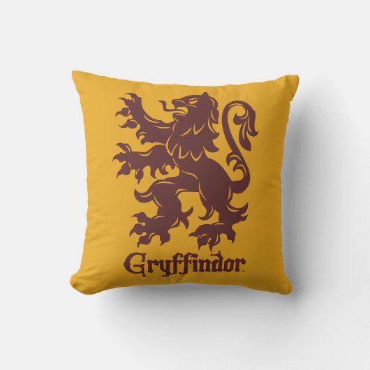 Harry Potter | Gryffindor Löwe Grafik Kissen (Vorderseite)