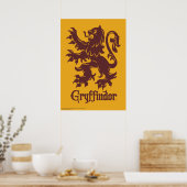 Harry Potter | Gryffindor Löwe Grafik Poster (Küche)