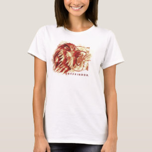 Harry Potter   GRYFFINDOR™ Löwe Wasserfarbe T-Shirt