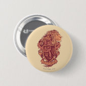 Harry Potter | Gryffindor Löwenwappen Button (Vorne & Hinten)