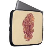 Harry Potter | Gryffindor Löwenwappen Laptopschutzhülle (Vorne Rechts)