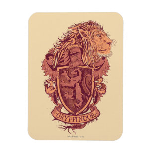 Harry Potter   Gryffindor Löwenwappen Magnet
