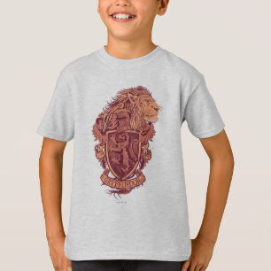 Harry Potter Gryffindor Löwenwappen T-Shirt