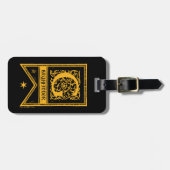Harry Potter | Gryffindor-Monogrammbanner Gepäckanhänger (Vorderseite horizontal)