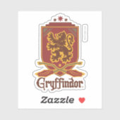 Harry Potter | Gryffindor QUIDDITCH™ Abzeichen Aufkleber (Blatt)