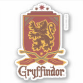 Harry Potter | Gryffindor QUIDDITCH™ Abzeichen Aufkleber (Vorderseite)