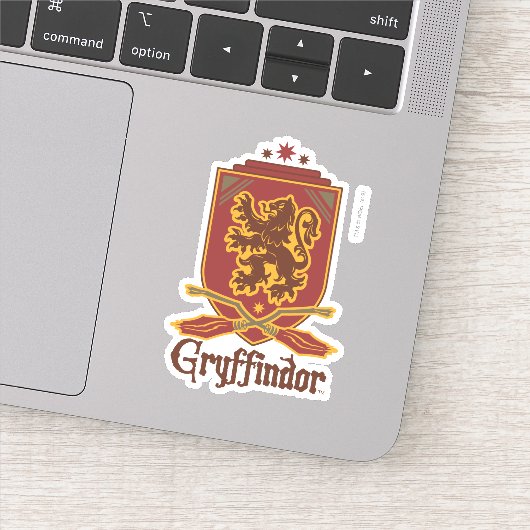 Harry Potter | Gryffindor QUIDDITCH™ Abzeichen Aufkleber (Detail)