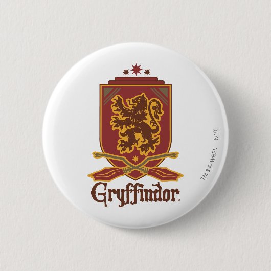 Harry Potter | Gryffindor QUIDDITCH™ Abzeichen Button (Vorderseite)
