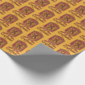 Harry Potter | Gryffindor QUIDDITCH™ Abzeichen Geschenkpapier (Ecke)