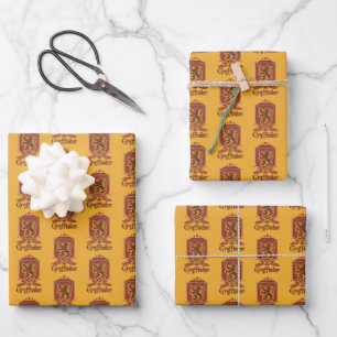 Harry Potter   Gryffindor QUIDDITCH™ Abzeichen Geschenkpapier Set