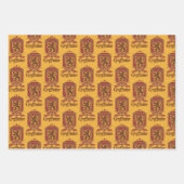 Harry Potter | Gryffindor QUIDDITCH™ Abzeichen Geschenkpapier Set (Vorderseite 2)