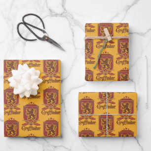 Harry Potter   Gryffindor QUIDDITCH™ Abzeichen Geschenkpapier Set