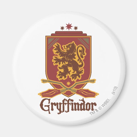 Harry Potter | Gryffindor QUIDDITCH™ Abzeichen Magnet (Vorne)