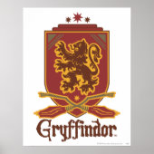 Harry Potter | Gryffindor QUIDDITCH™ Abzeichen Poster (Vorne)