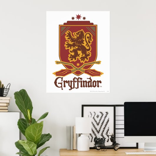 Harry Potter | Gryffindor QUIDDITCH™ Abzeichen Poster (Heimbüro)
