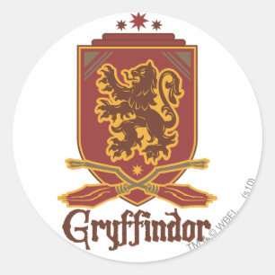 Harry Potter   Gryffindor QUIDDITCH™ Abzeichen Runder Aufkleber