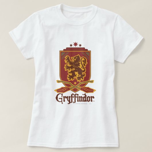 Harry Potter | Gryffindor QUIDDITCH™ Abzeichen T-Shirt (Design vorne)