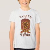 Harry Potter | Gryffindor QUIDDITCH™  Abzeichen Tri-Blend Shirt (Vorderseite)