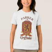 Harry Potter | Gryffindor QUIDDITCH™  Abzeichen Tri-Blend Shirt (Vorderseite)