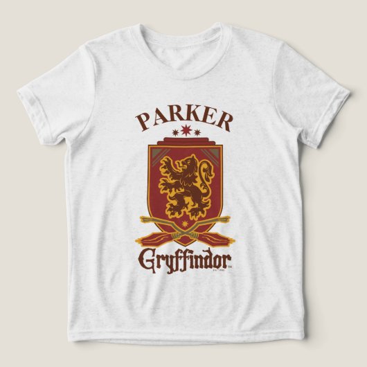 Harry Potter | Gryffindor QUIDDITCH™ Badge Tri-Blend Shirt (Design Vorderseite)
