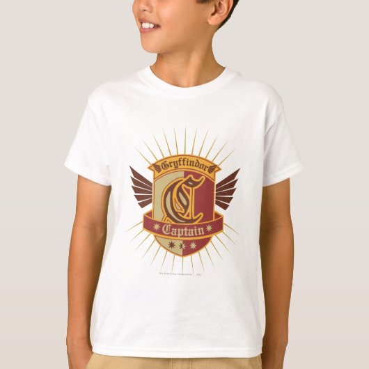 Harry Potter | Gryffindor QUIDDITCH™ Captain-Logo T-Shirt (Vorderseite)