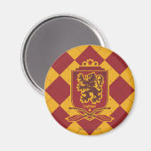 Harry Potter | Gryffindor QUIDDITCH™ Crest Magnet (Vorderseite/Rückseite)
