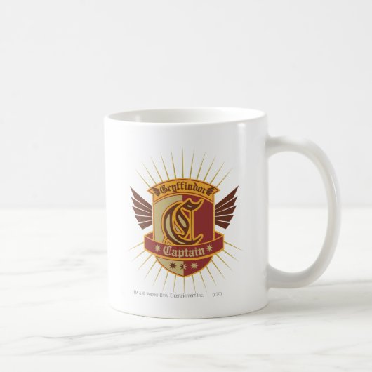 Harry Potter | Gryffindor QUIDDITCH � Kapitän Embl Kaffeetasse (Rechts)