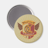 Harry Potter | Gryffindor QUIDDITCH � Kapitän Embl Magnet (Vorderseite/Rückseite)