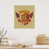 Harry Potter | Gryffindor QUIDDITCH � Kapitän Embl Poster (Küche)