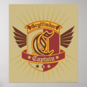 Harry Potter | Gryffindor QUIDDITCH � Kapitän Embl Poster (Vorne)