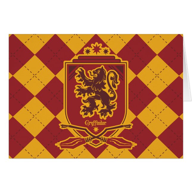 Harry Potter | Gryffindor QUIDDITCH™ Wappen (Vorderseite (Horizontal))