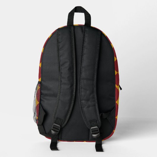 Harry Potter | Gryffindor QUIDDITCH™ Wappen Bedruckter Rucksack (Rückseite)