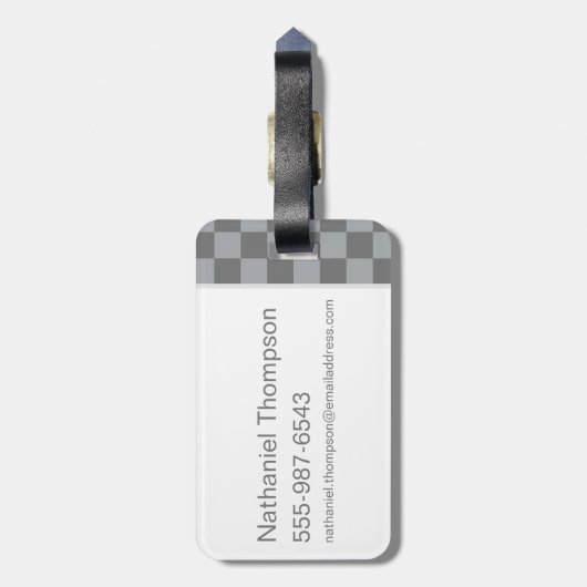 Harry Potter | Gryffindor QUIDDITCH™ Wappen Gepäckanhänger (Rückseite vertikal)