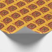 Harry Potter | Gryffindor QUIDDITCH™ Wappen Geschenkpapier (Ecke)