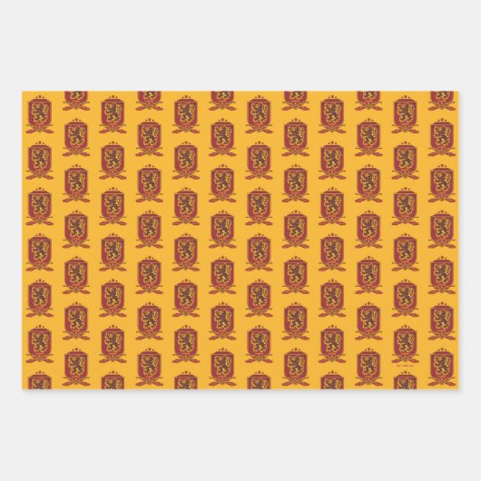 Harry Potter | Gryffindor QUIDDITCH™ Wappen Geschenkpapier Set (Vorderseite 2)