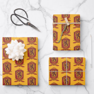 Harry Potter   Gryffindor QUIDDITCH™ Wappen Geschenkpapier Set