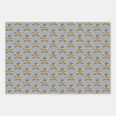 Harry Potter | Gryffindor QUIDDITCH™ Wappen Geschenkpapier Set (Vorderseite 2)