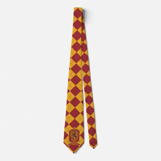 Harry Potter | Gryffindor QUIDDITCH™ Wappen Krawatte (Vorderseite)
