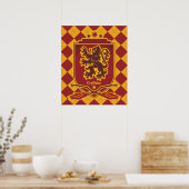 Harry Potter | Gryffindor QUIDDITCH™ Wappen Poster (Küche)