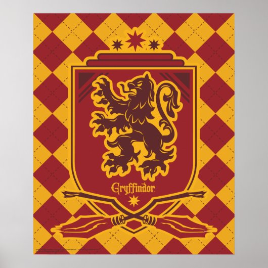 Harry Potter | Gryffindor QUIDDITCH™ Wappen Poster (Vorne)