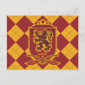Harry Potter | Gryffindor QUIDDITCH™ Wappen Postkarte (Vorderseite)