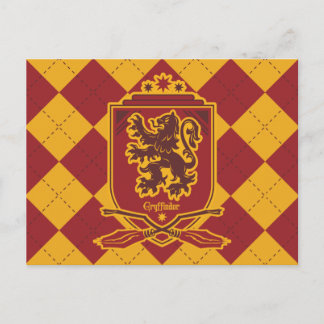 Harry Potter | Gryffindor QUIDDITCH™ Wappen Postkarte