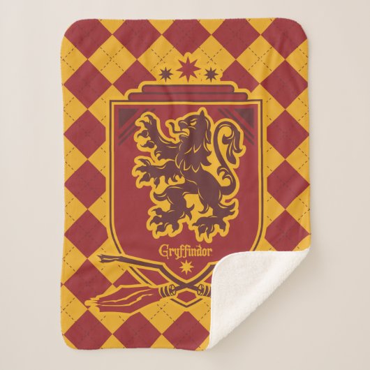 Harry Potter | Gryffindor QUIDDITCH™ Wappen Sherpadecke (Vorderseite)