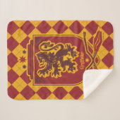 Harry Potter | Gryffindor QUIDDITCH™ Wappen Sherpadecke (Vorderseite (Horizontal))