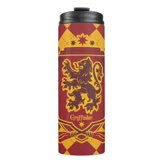 Harry Potter | Gryffindor QUIDDITCH™ Wappen Thermosbecher (Vorderseite)
