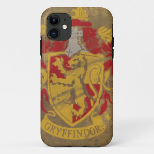 Harry Potter | Gryffindor - Retro Haus-Wappen Case-Mate iPhone Hülle (Rückseite)