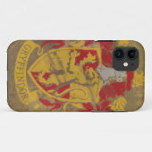 Harry Potter | Gryffindor - Retro Haus-Wappen Case-Mate iPhone Hülle (Rückseite (Horizontal))